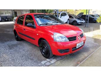 RENAULT - CLIO - 2008/2009 - Vermelha - R$ 17.500,00