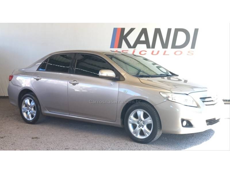 TOYOTA - COROLLA - 2009/2010 - Bege - R$ 58.900,00